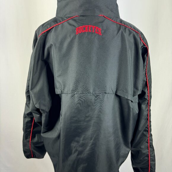 Ohio State Buckeyes XL Zip Up Windbreaker Jacket - Picture 2 of 3